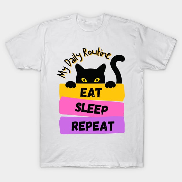 My Daily Routine T-Shirt by Introvert Home 